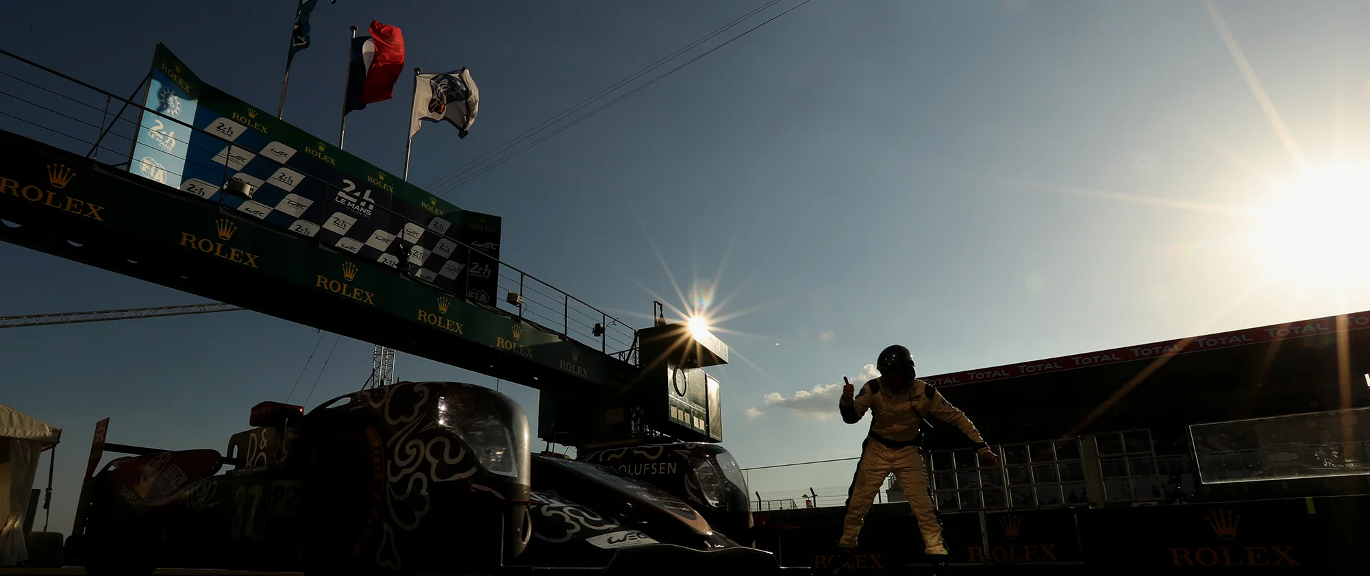 Línea de salida de le Mans